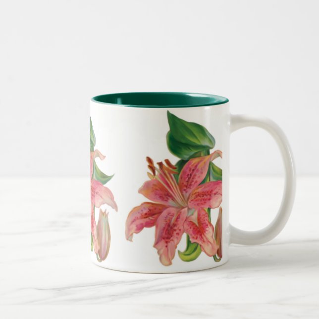 Stargazer Lily Zweifarbige Tasse (Rechts)