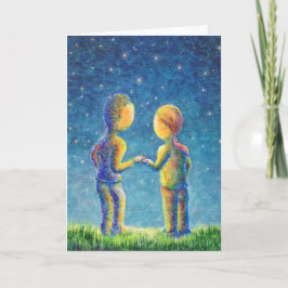 Stargazers-Gruß-Karte Karte