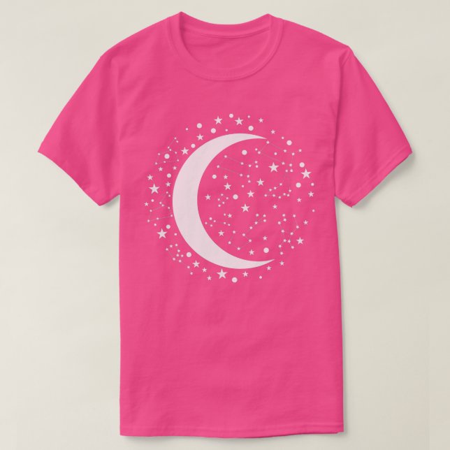 Stargazing Constellation Astronomie Lover T-Shirt (Design vorne)