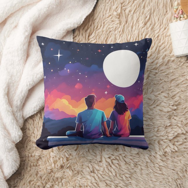 Stargazing Couple Kissen (Decke)