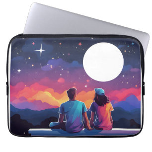 Stargazing Couple Laptopschutzhülle