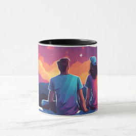 Stargazing Couple Tasse