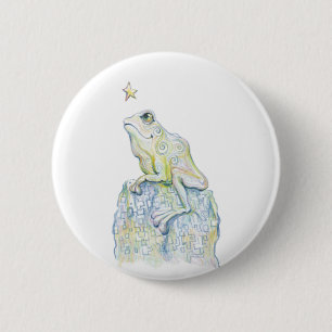 Stargazing Frosch Button