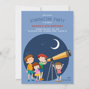 Stargazing Party Einladung