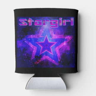 StarGirl - Lila und schwarze Koozie Dosenkühler