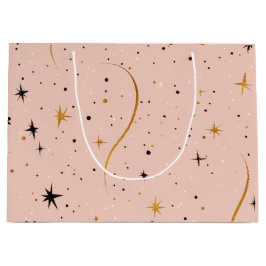 StarGlow - Dekorative Geschenktasche mit Star Desi Große Geschenktüte