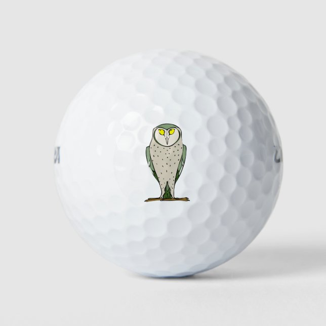 Staring Owl Golfball (Vorderseite)