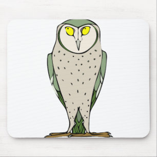 Staring Owl Mousepad