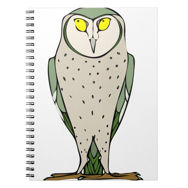 Staring Owl Notizblock (Vorderseite)