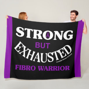 STARK, ABER ERSCHÖPFT... Fibro Fleecedecke