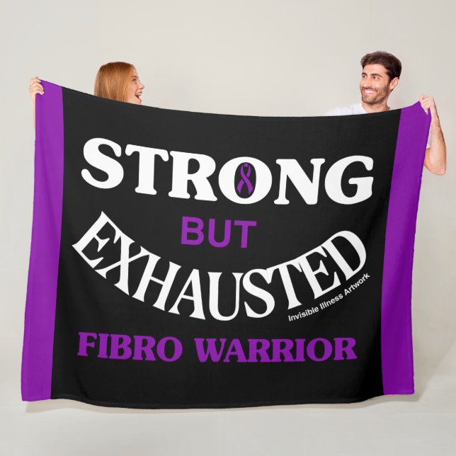 STARK, ABER ERSCHÖPFT... Fibro Fleecedecke (Beispiel)