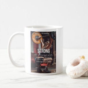 STARK, das Gewicht der Frauen hebt inspirierende W Kaffeetasse