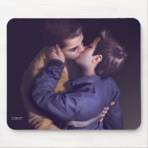 Stark - gerade der Kuss (Mausunterlage) Mousepad