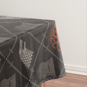 Stark, Lannister, Targaryen, Iron Throne Muster Tischdecke
