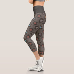 Stark, Lannister, Targaryen, NachtkönigPattern Capri Leggings