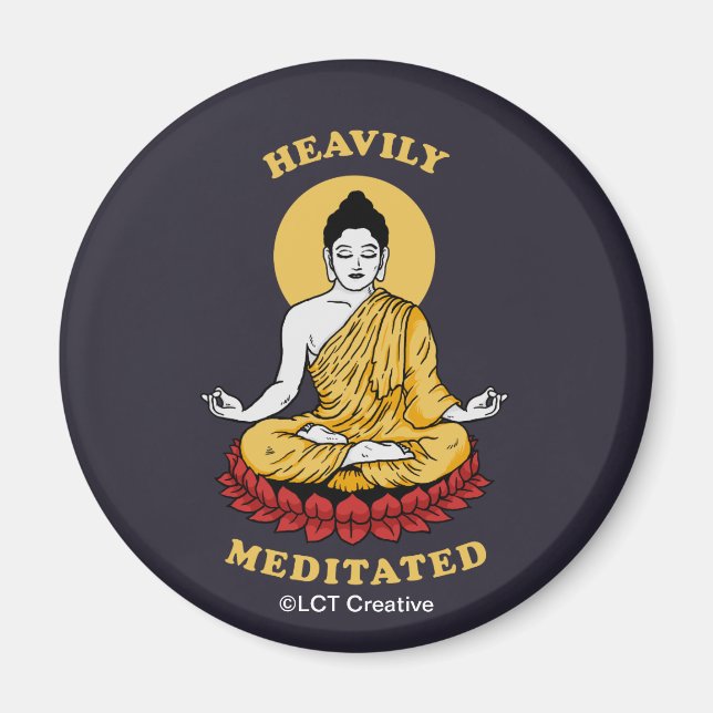 stark meditiert magnet (Vorne)