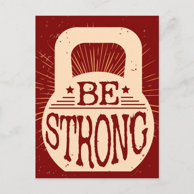 stark sein postkarte (Vorderseite)