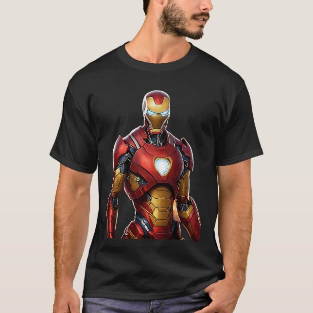 Stark Tech Rüstung T-Shirt (Vorderseite)