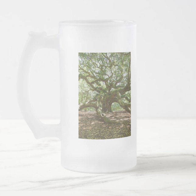 stark und mutig mattglas bierglas (Links)