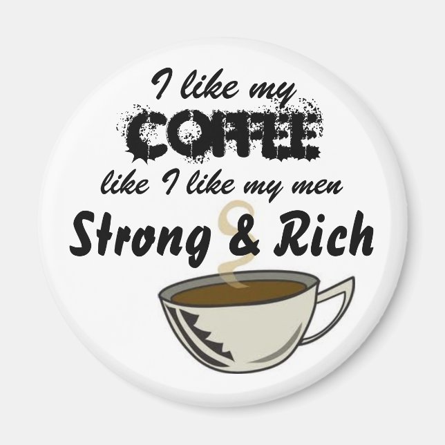 stark und reich magnet (Vorne)