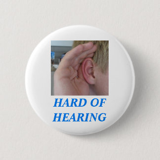 STARK VON DER ANHÖRUNG - mit Bild der Hand zum Ohr Button