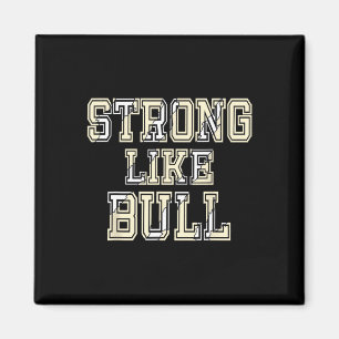 stark wie Bodybuilding von Bullen und Power heben Magnet