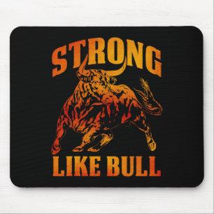stark wie eine Bull Powerlift-Bodybuilding 11 Mousepad