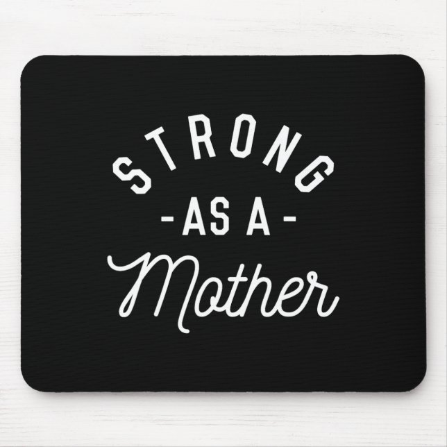 Stark wie Mutter - Muttertagsgeschenk - Mousepad (Vorne)