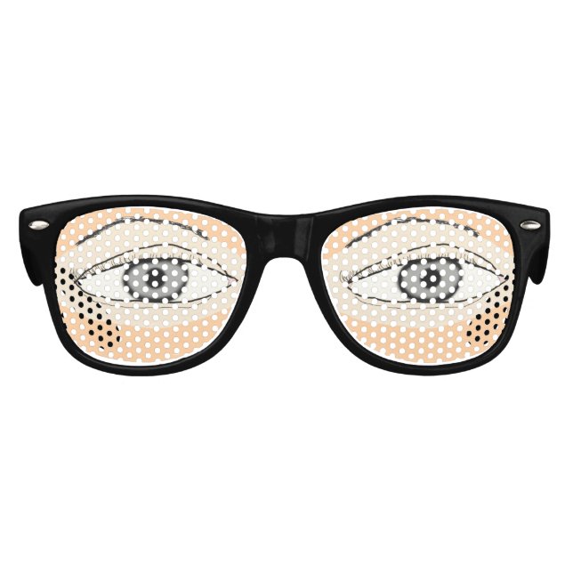 Starke Augen Partybrille (Vorderseite)