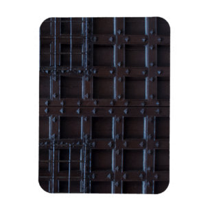 Starke braune Eisentür Magnet