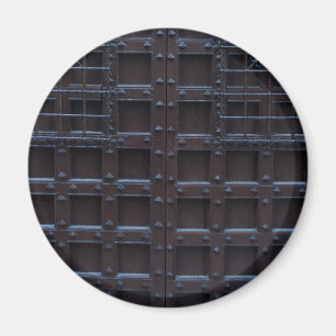 Starke braune Eisentür Magnet