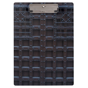 Starke Brown-Eisen-Tür Klemmbrett