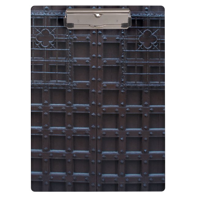 Starke Brown-Eisen-Tür Klemmbrett (Vorderseite)