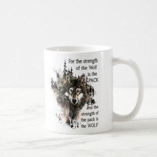Stärke des Wolf Inspirational Family Packs Tasse