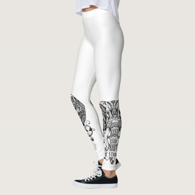 Starke Elefanten sein Leggings (Links)