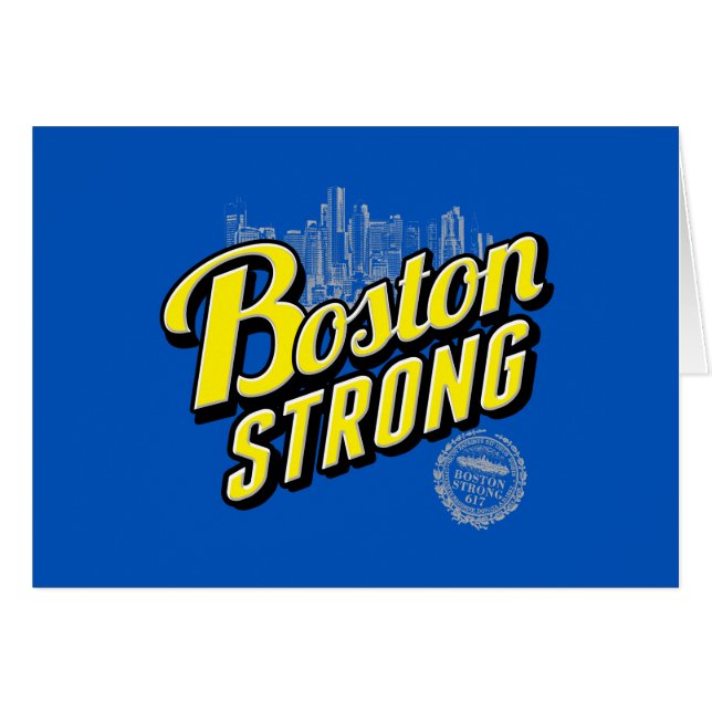Starke Erinnerungen an die Stadt Boston an Blue (Vorderseite (Horizontal))