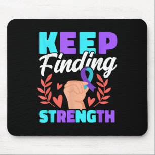 Stärke finden Depression Awareness Mousepad