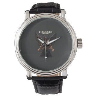 Stärke Forever Dark Angel Design – Motivierend Armbanduhr