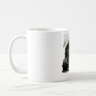 starke Frau, Fitnessstudio Mädchen, Frauenfitness, Kaffeetasse