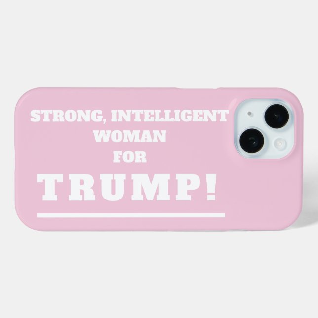Starke Frau für Trump Case-Mate iPhone Hülle (Rückseite (Horizontal))