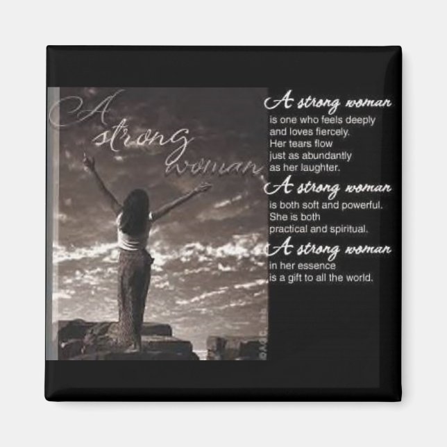 Starke Frau Magnet (Vorne)