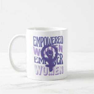 Stärke Frauen, Frauensymbol Internationaler Frauen Kaffeetasse
