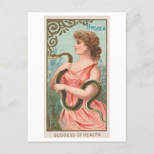 Starke Frauen Serie #55: Hygiea Gesundheit Vintage Postkarte