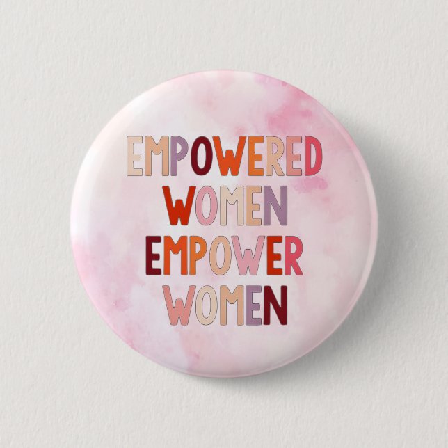 Starke Frauen stärken Frauen Button (Vorderseite)