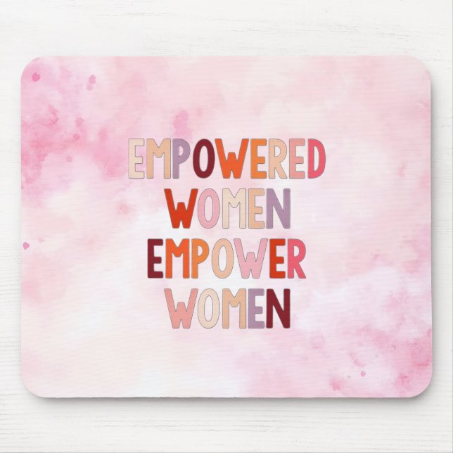 Starke Frauen stärken Frauen Mousepad (Vorne)