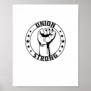 Starke Gewerkschaft für hoch qualifizierte Gewerks Poster