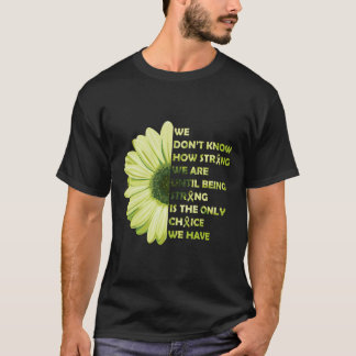 Starke grüne Blume Non-Hodgkin Lymphoma Awa T-Shirt