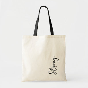 Stärke Gym-Tasche Strong Script Schwarz Bulk Tragetasche