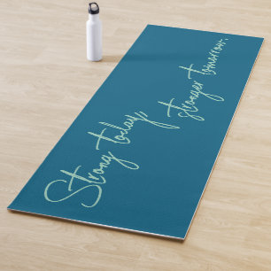 Starke heute, stärkere Zukunft personalisiert Yogamatte