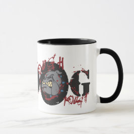 Starke Hundeentwurfs-Tasse Tasse